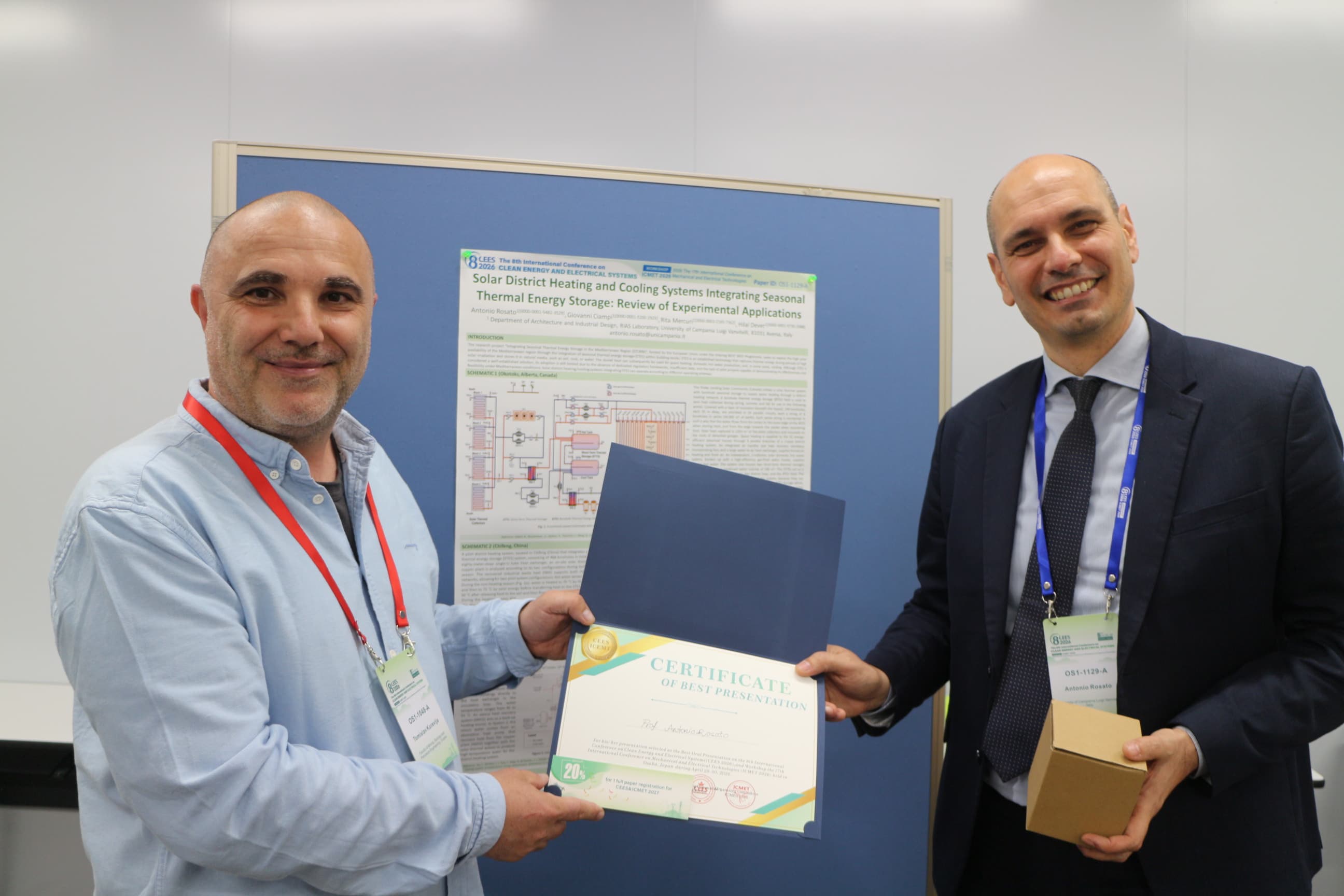 Poster session — Best Poster Award