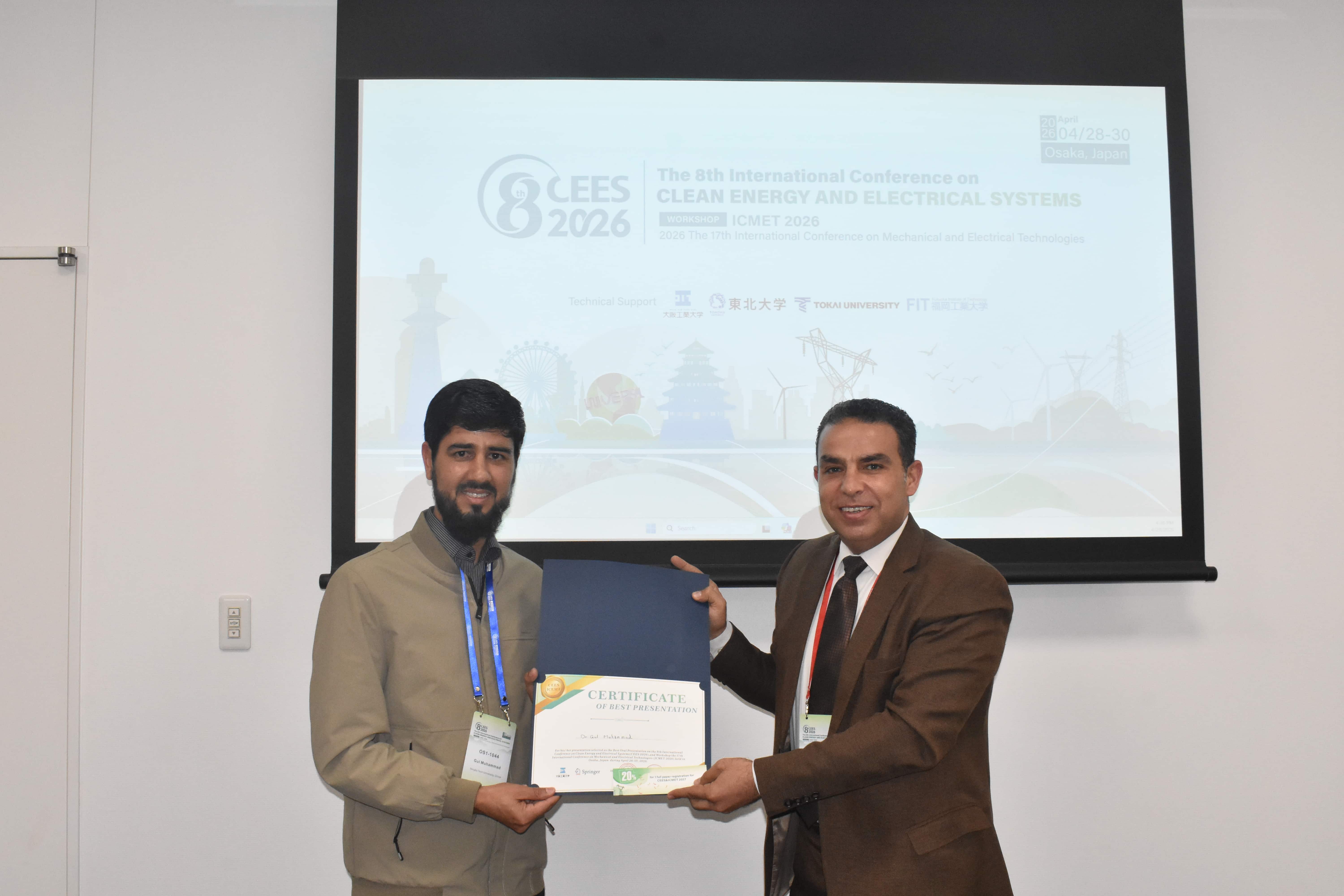 Session 6 — Best Presentation